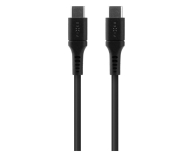FIXED Kabel Liquid Silicone USB-C/USB-C 0,5m 60W czarny FIXDLS-CC05-BK - 1249122 - zdjęcie 1